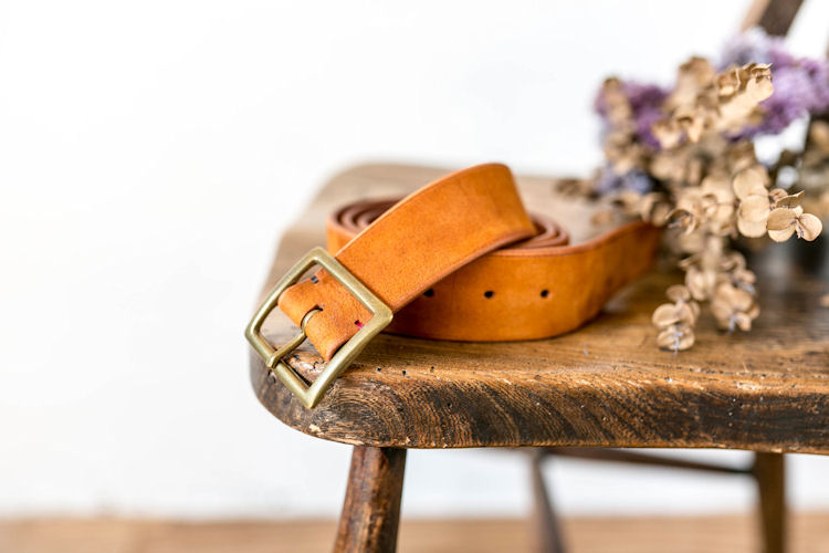 Vintage Works ヴィンテージワークス CHASIN|C型真鍮バックル|7